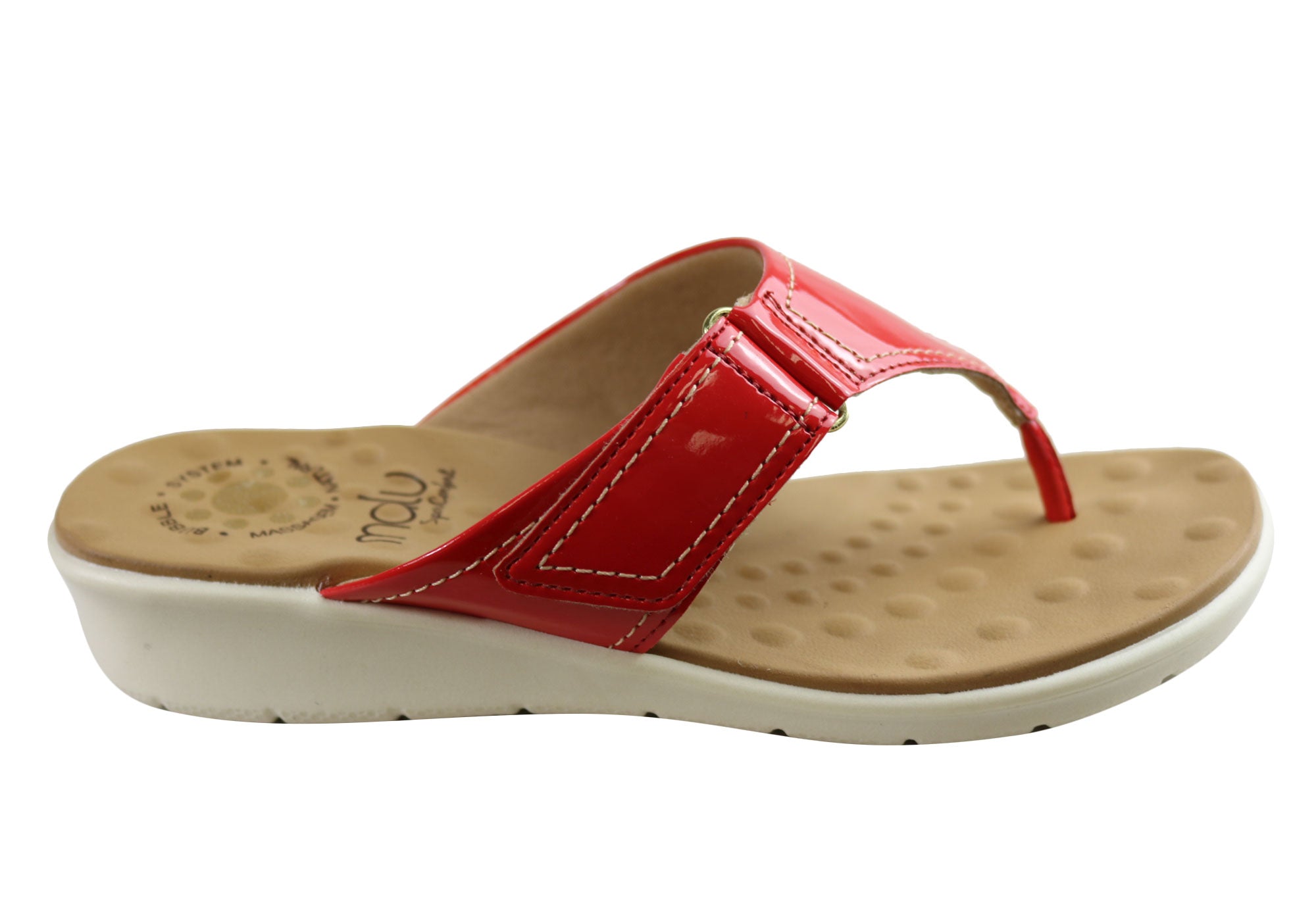 Malu Supercomfort Bronwyn Women's Comfort Thongs Sandals - Made in Brazil - Perfect for Beach, Pool & Summer Casual Wear