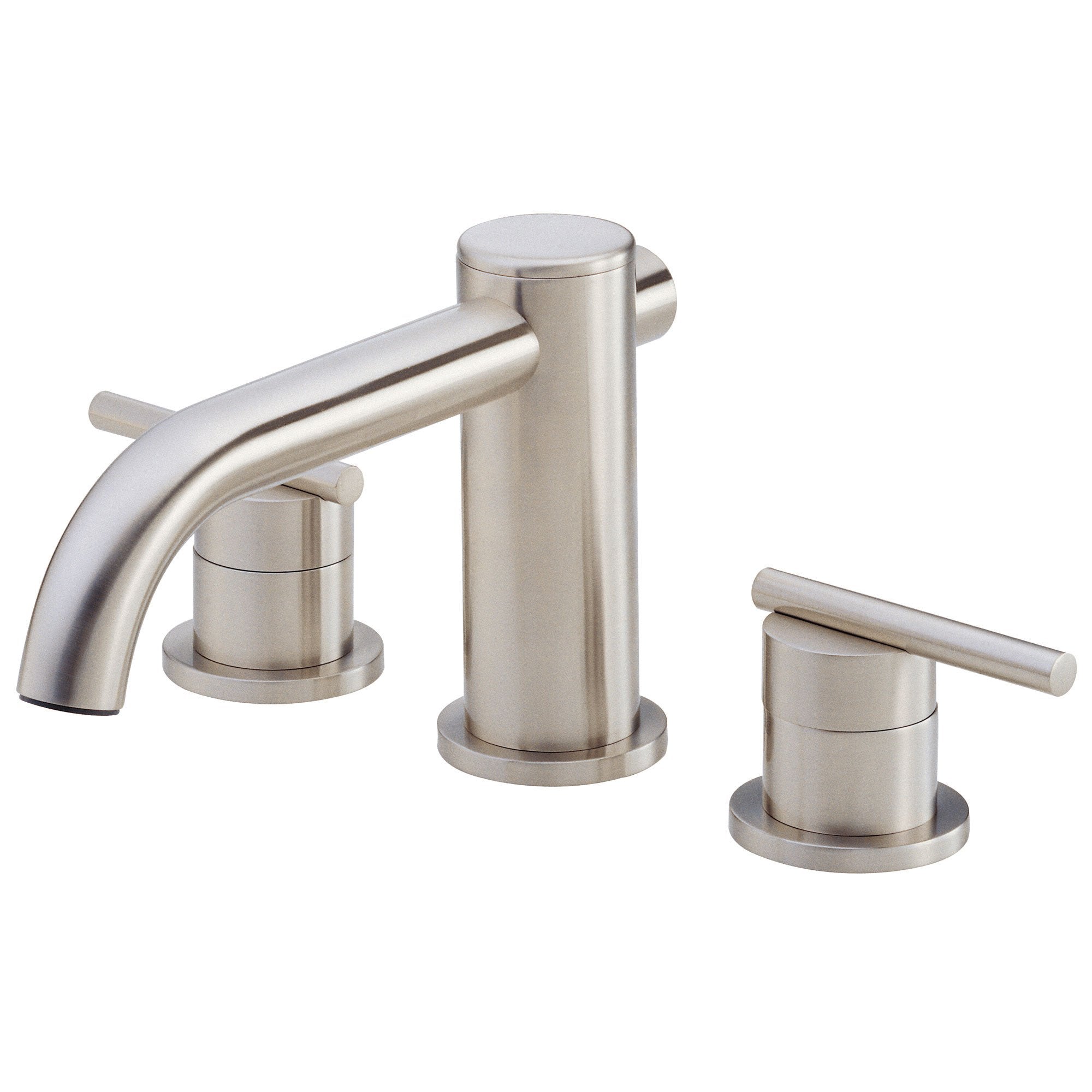 Danze Parma Brushed Nickel Widespread Roman Tub Filler Faucet with Rough-In Valve - Premium Bathroom Fixture for Luxury Bathtub & Spa Experience