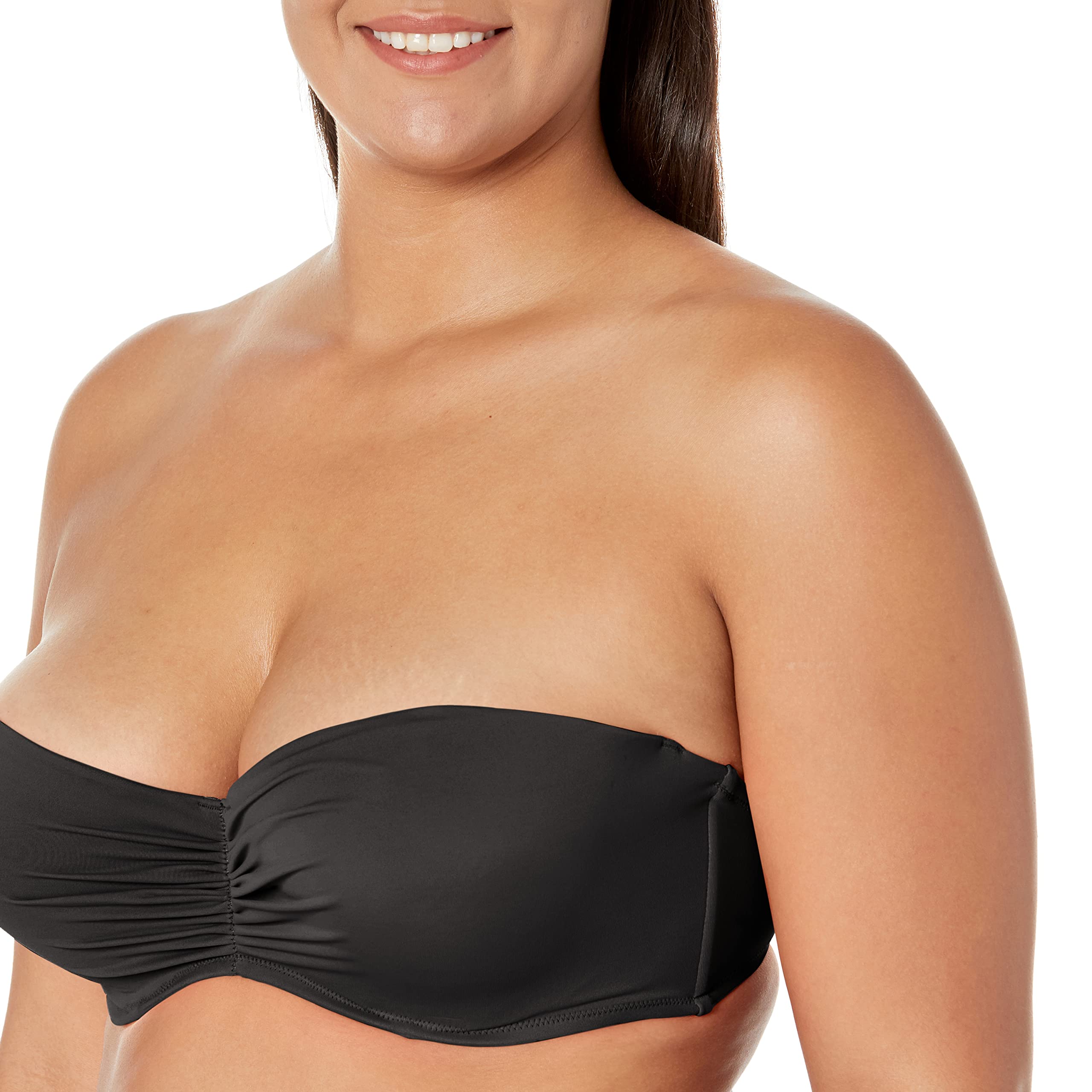 Smart & Sexy Women's Bandeau Bikini Top - Push Up Swimwear for Beach & Pool - Perfect for Summer Vacations, Tropical Getaways and Water Sports