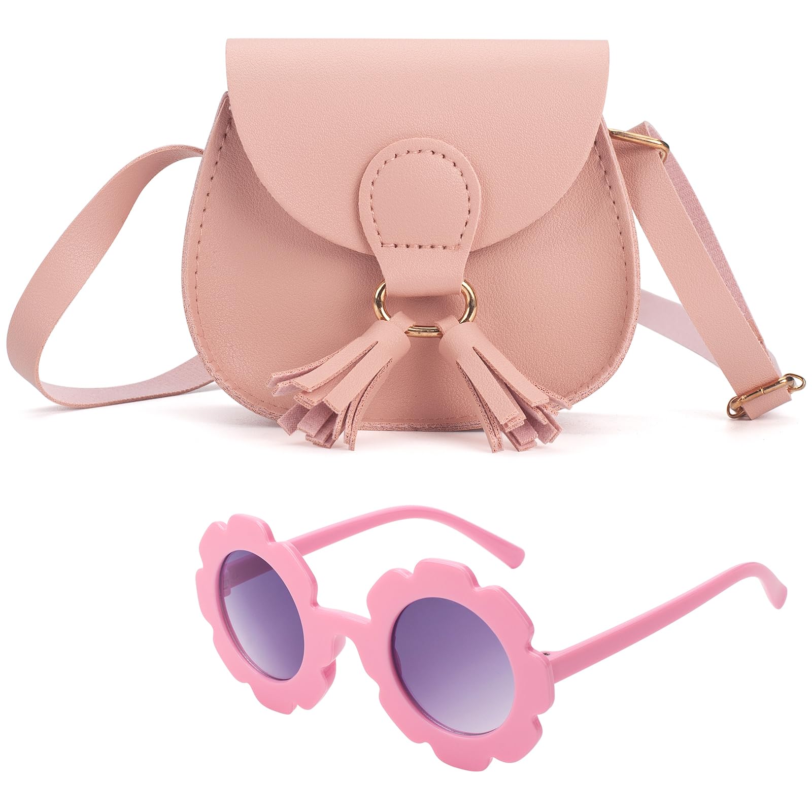 **Girls Crossbody Purse for Kids Age 2-14 | Cute Tassel Shoulder Bag for Toddler & Little Girls | Perfect for School, Travel & Playdates**