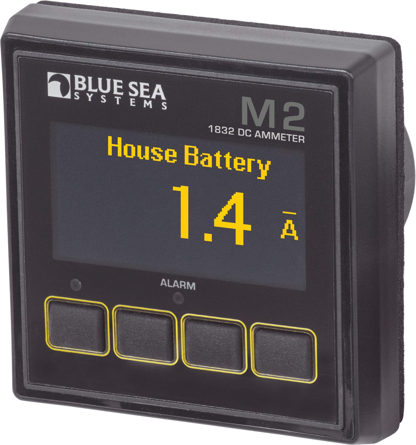Blue Sea Systems M2 OLED Digital Meters - Marine Battery Monitor for Boats, RVs & Solar Systems | Accurate Voltage & Current Measurement | Perfect for Marine, Off-Grid & Mobile Power Applications