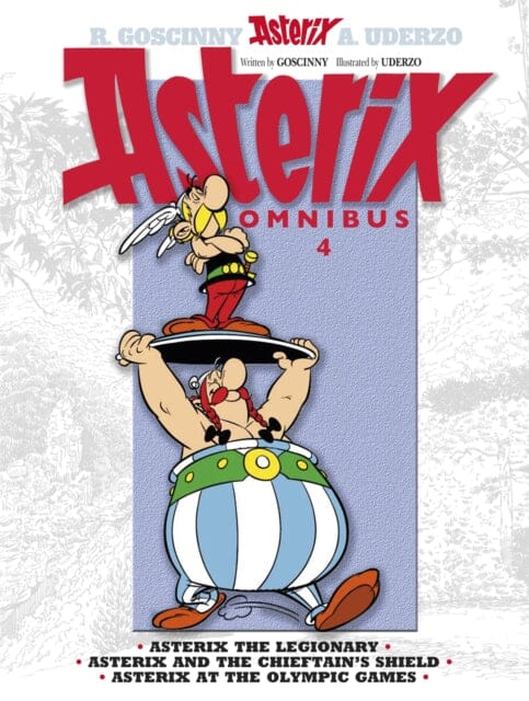 Asterix Omnibus 4: Asterix The Legionary, Asterix and The Chieftain's Shield, Asterix at The Olympic Games by Rene Goscinny - Classic Comic Book Collection for Kids & Adults, Perfect for Gifts, Reading & Collecting