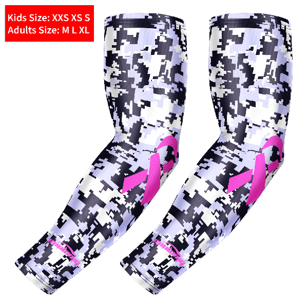 COOLOMG Compression Arm Sleeves for Sports - Breathable UV Protection Arm Sleeves for Men & Women, Youth & Adults - Perfect for Football, Basketball, Volleyball, Baseball, Softball & Outdoor Activities