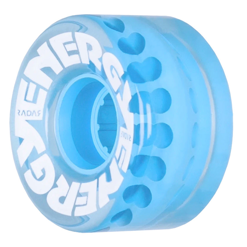Radar Energy 57mm 78A Quad Skate Wheels - 4 Pack for Outdoor Skating, Longboards & Cruiser Boards