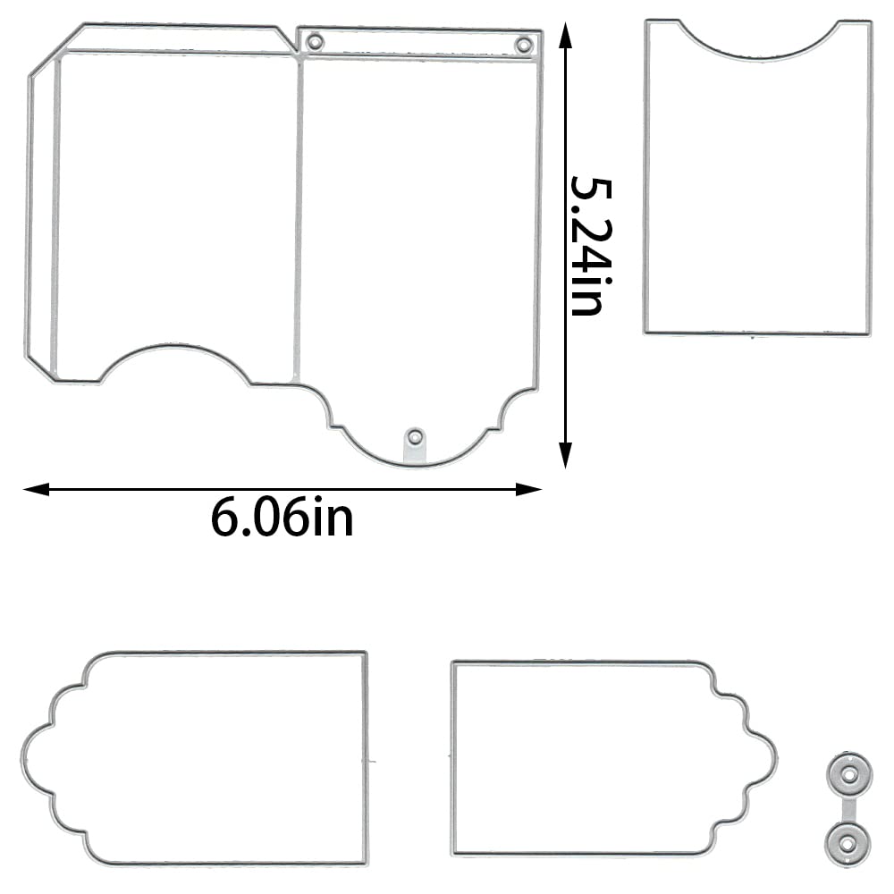 ALIBBON Metal Die Cuts for Card Making, Scrapbooking & DIY Photo Albums