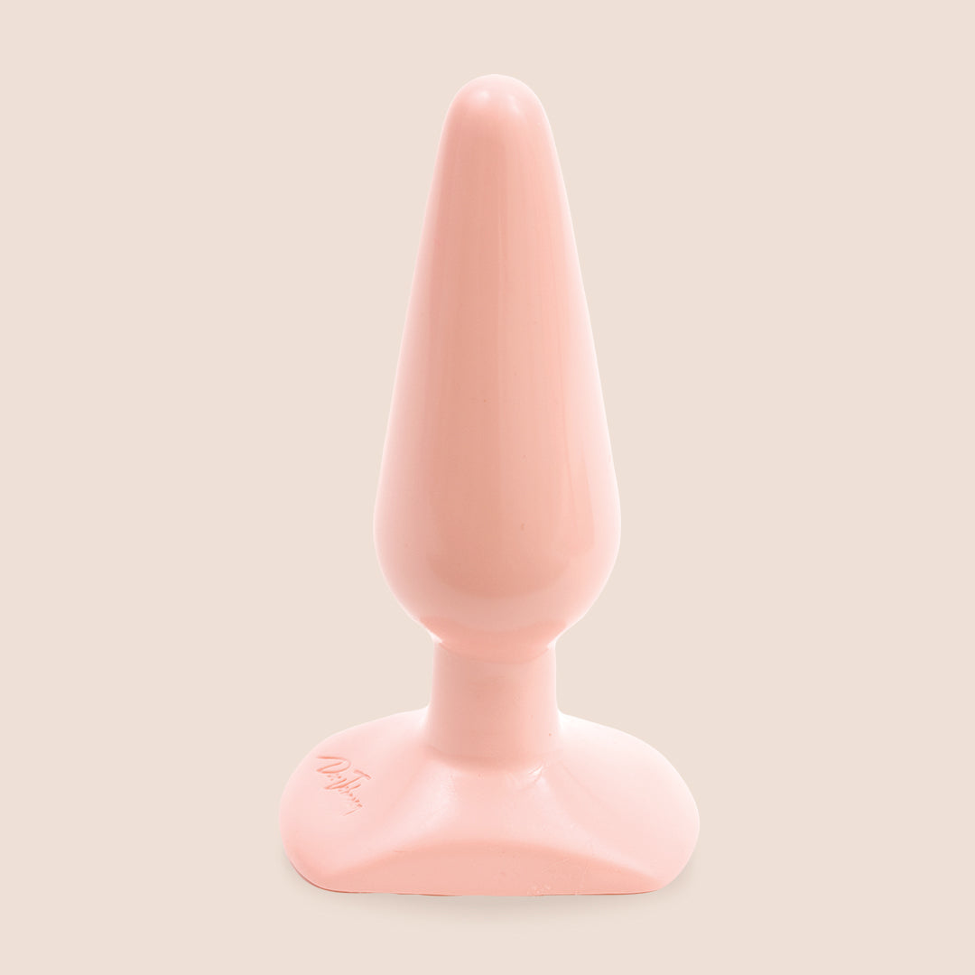 Doc Johnson Classic Medium Butt Plug - Silicone Anal Plug for Men & Women, Comfortable & Body-Safe, Perfect for Beginners & Couples Play - Enhance Intimacy & Solo Pleasure