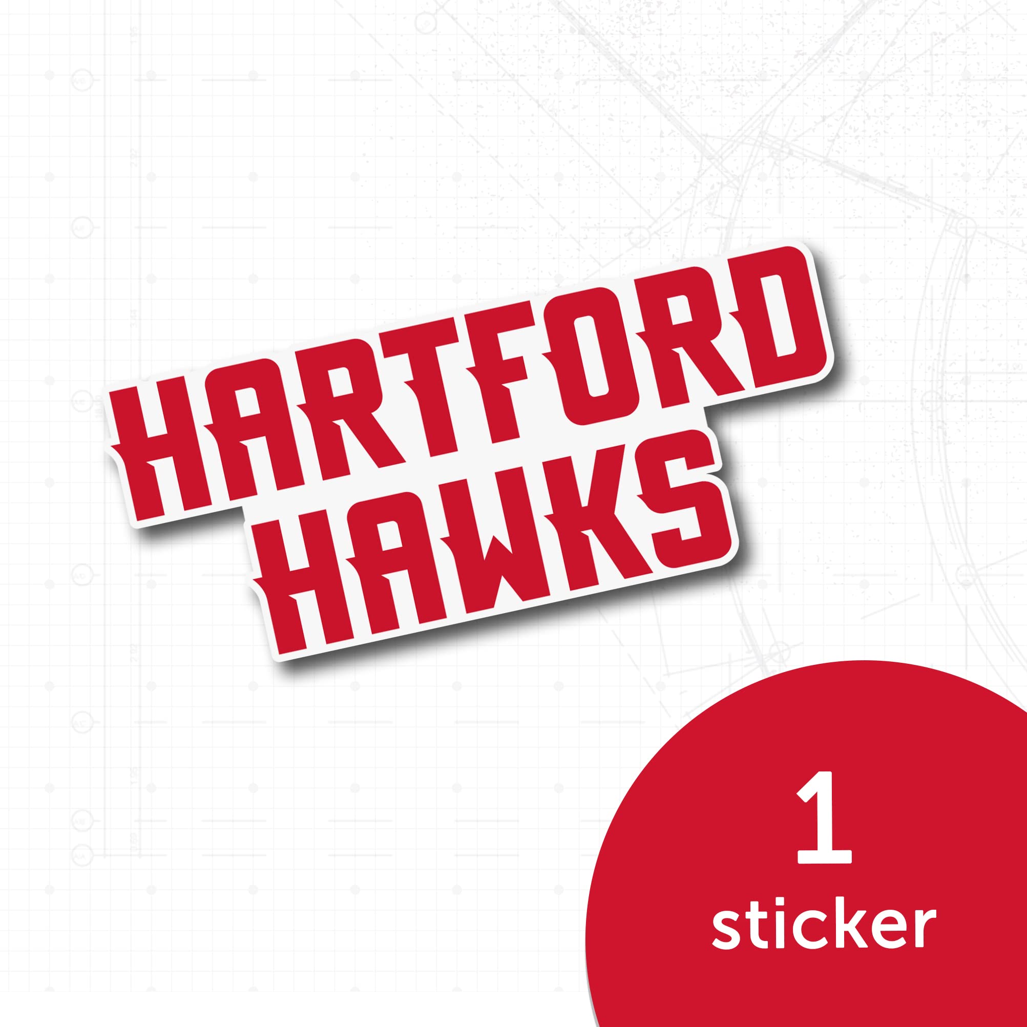 University of Hartford Hawks Desert Cactus Vinyl Decal Sticker - Waterproof Laptop, Water Bottle, Car, Scrapbook Decor - Perfect for College Dorm, School Spirit, Fan Gifts & DIY Crafts (IND 00099A)