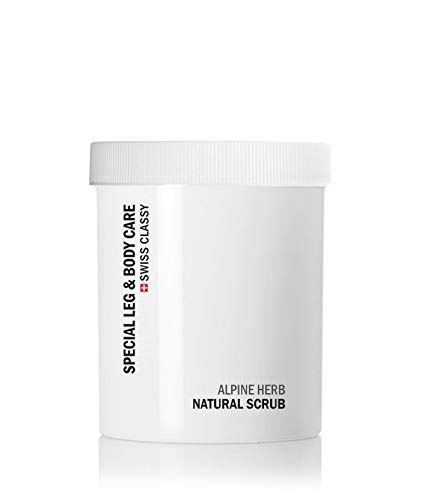 Alpine Herb Special Leg & Body Care NATURAL SCRUB - Exfoliating & Moisturizing for Smooth Skin - Perfect for Spa, Post-Workout & Dry Skin Relief