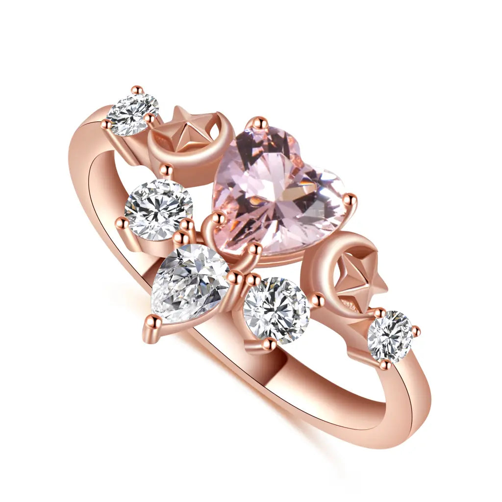 Tiffany & Co. Rose Gold Engagement Ring for Women - Elegant Wedding Band, Anniversary Gift, Promise Ring for Her