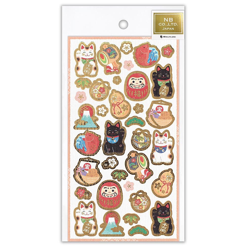 Japanese Style Large Stickers for Scrapbooking, Bullet Journal, Planner Decoration - Kawaii Aesthetic Vinyl Decals for Laptops, Water Bottles, Notebooks