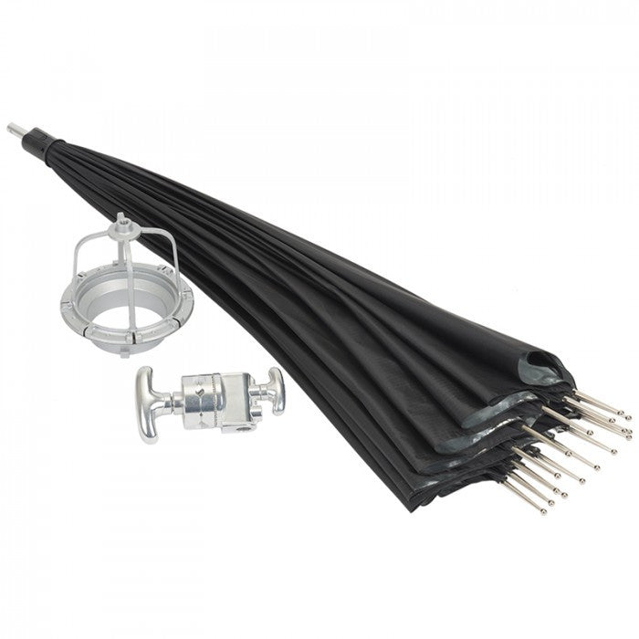 Asis Illumus 5' Parabolic Umbrella - Professional Photography Lighting Reflector for Studio Portraits & Product Shoots - Perfect for Indoor/Outdoor Photo Sessions, YouTube Videos & Commercial Photography