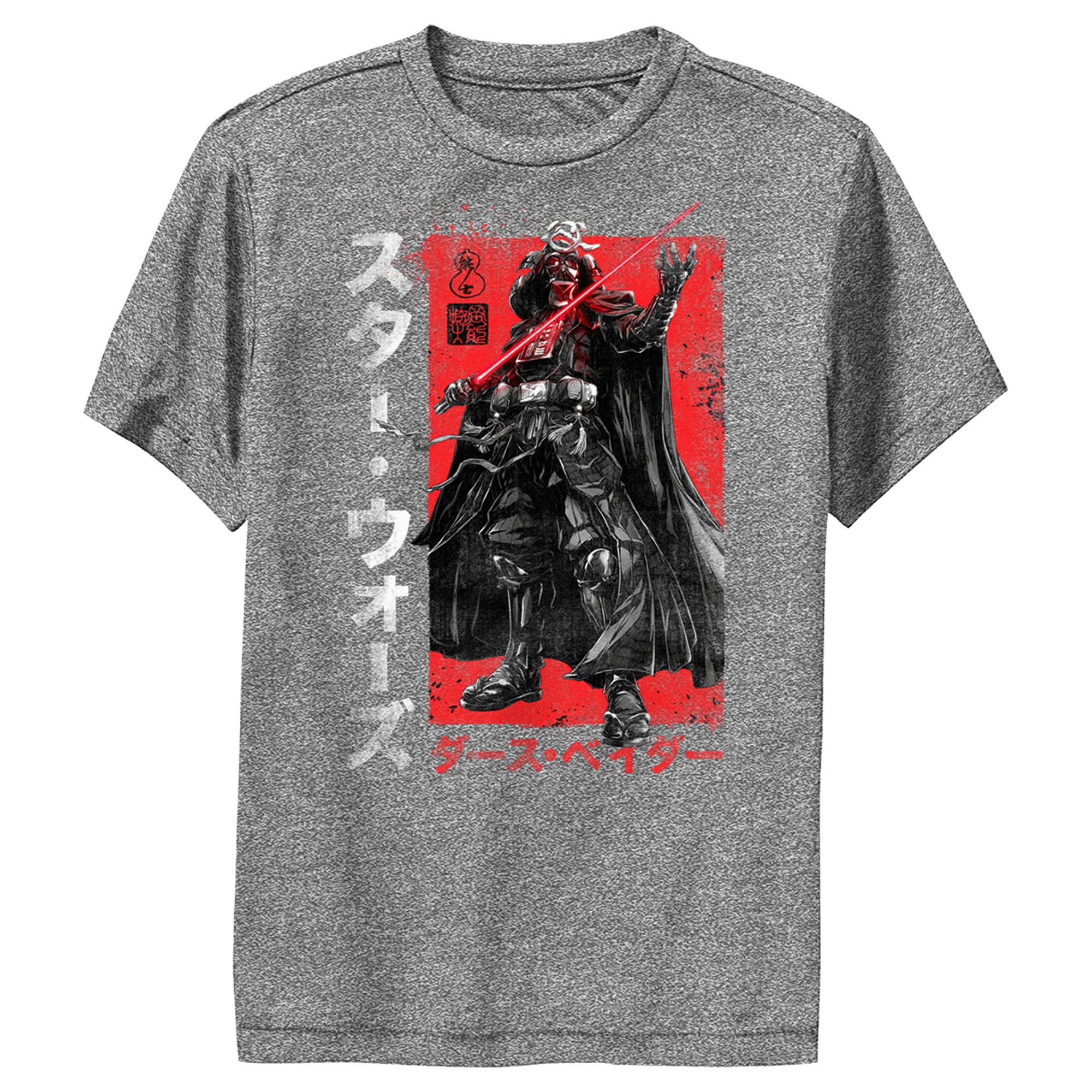 STAR WARS Visions Seventy Seven Samurai Boys Performance T-Shirt - Lightweight & Breathable for Cosplay, Halloween & Anime Conventions