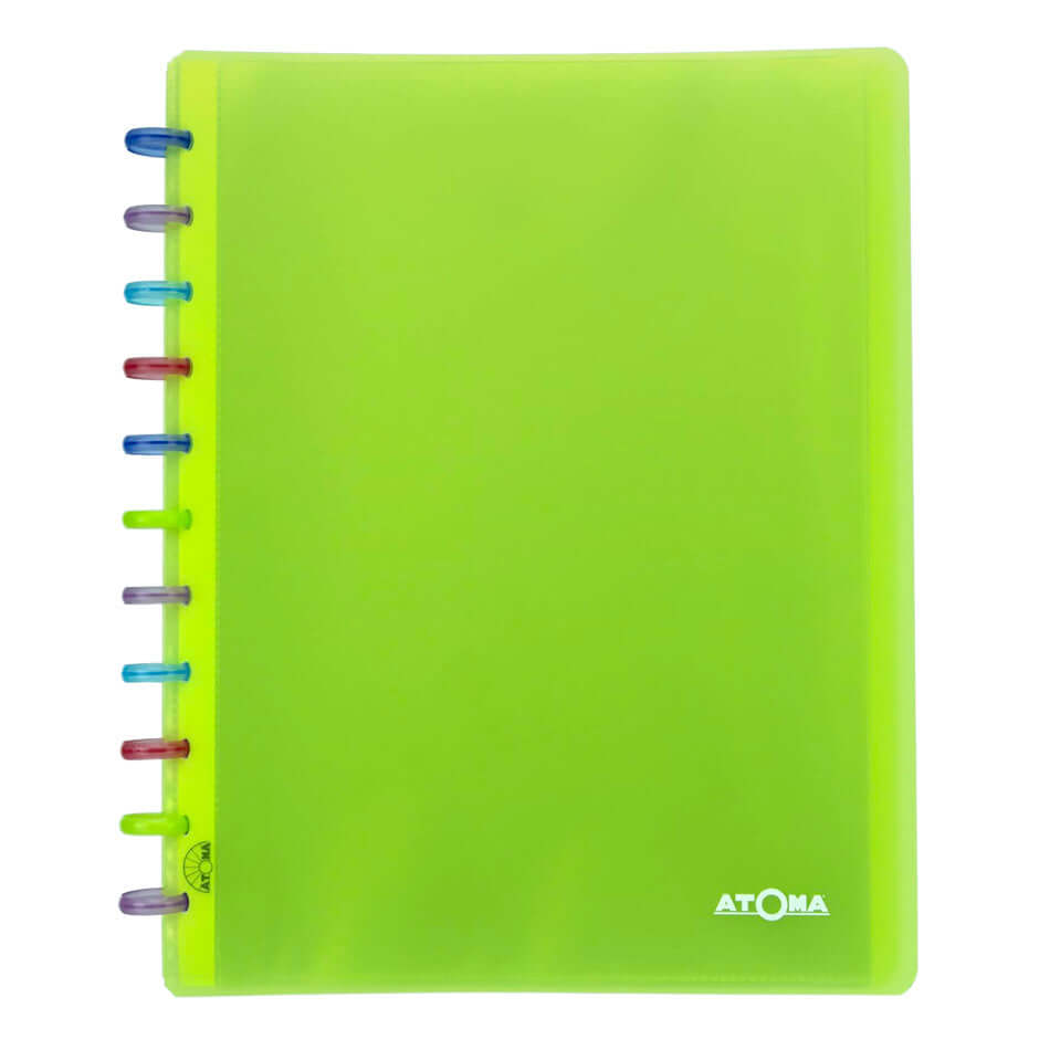 Atoma Tutti Frutti Spiral Notebook - 210 x 295mm (8.3 x 11.6 inches) Refillable & Customizable for School, Office & Creative Journaling