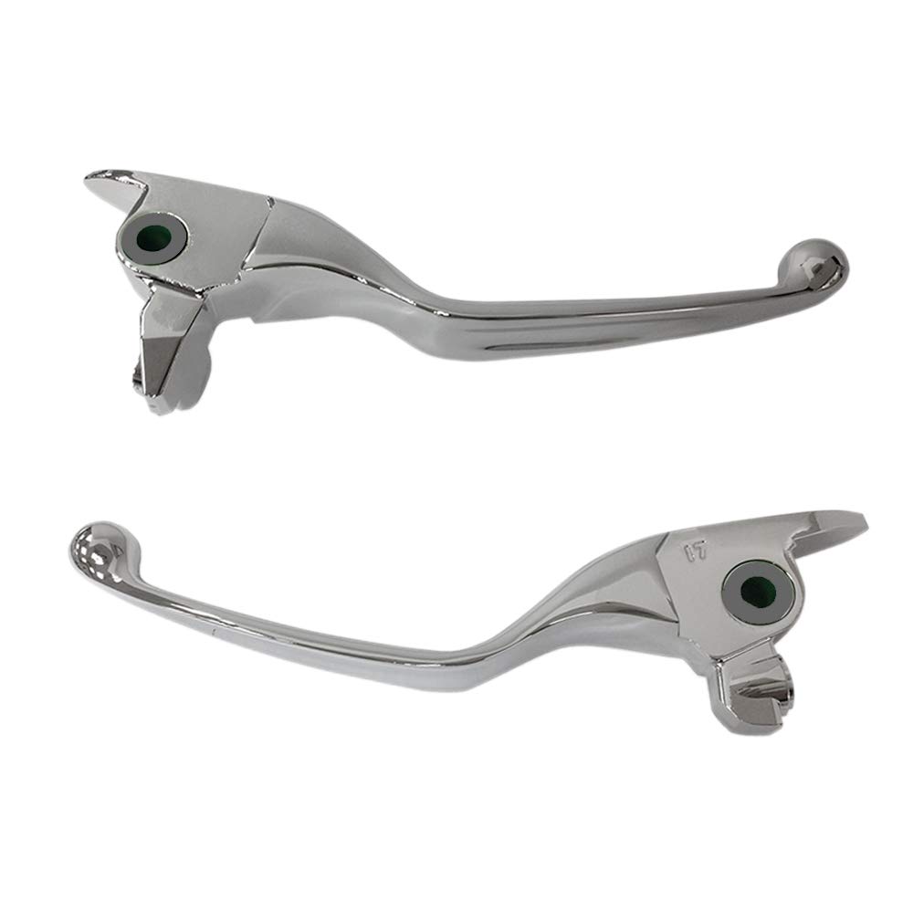 Chrome Smooth Wide Blade Levers for Harley Touring 2017-2023 & Trike Models 2019-2023 | Premium Motorcycle Handlebars Accessories for Comfort & Style Upgrade