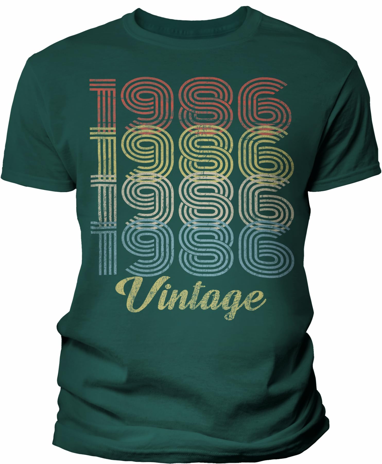 Vintage 1986 Retro 39th Birthday Gift T-Shirt for Men - Perfect 39th Birthday Present for 1986 Born - Great for Parties, Gifts & Celebrations