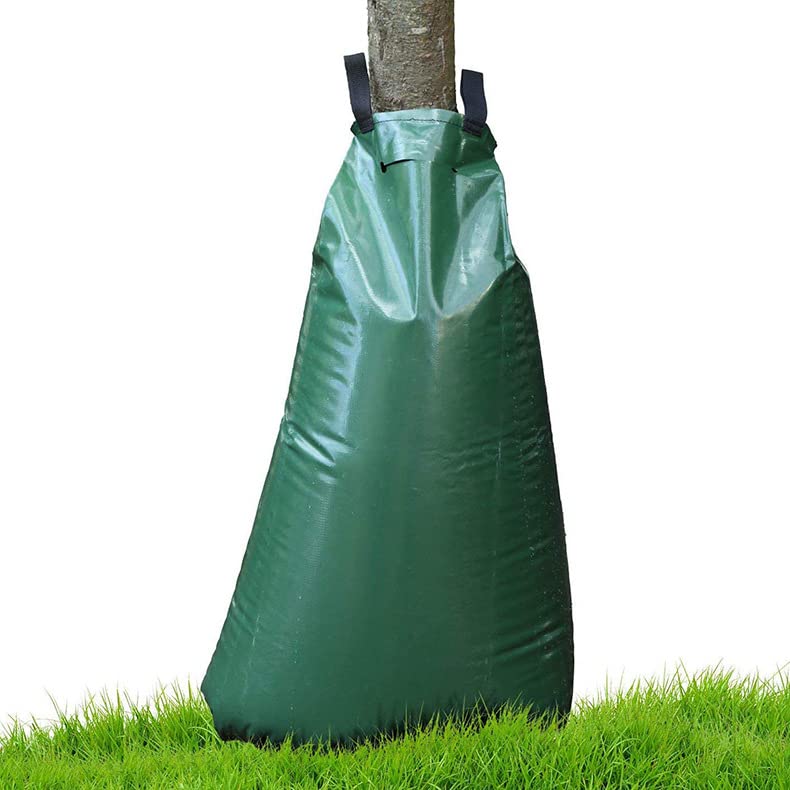 **15 Gallon Tree Watering Bags (5 Pack) – Durable PVC Slow Release Irrigation Drip Pouch with Zipper – 4-7 Hours Releasing Time – Perfect for Garden, Lawn & Plant Care**