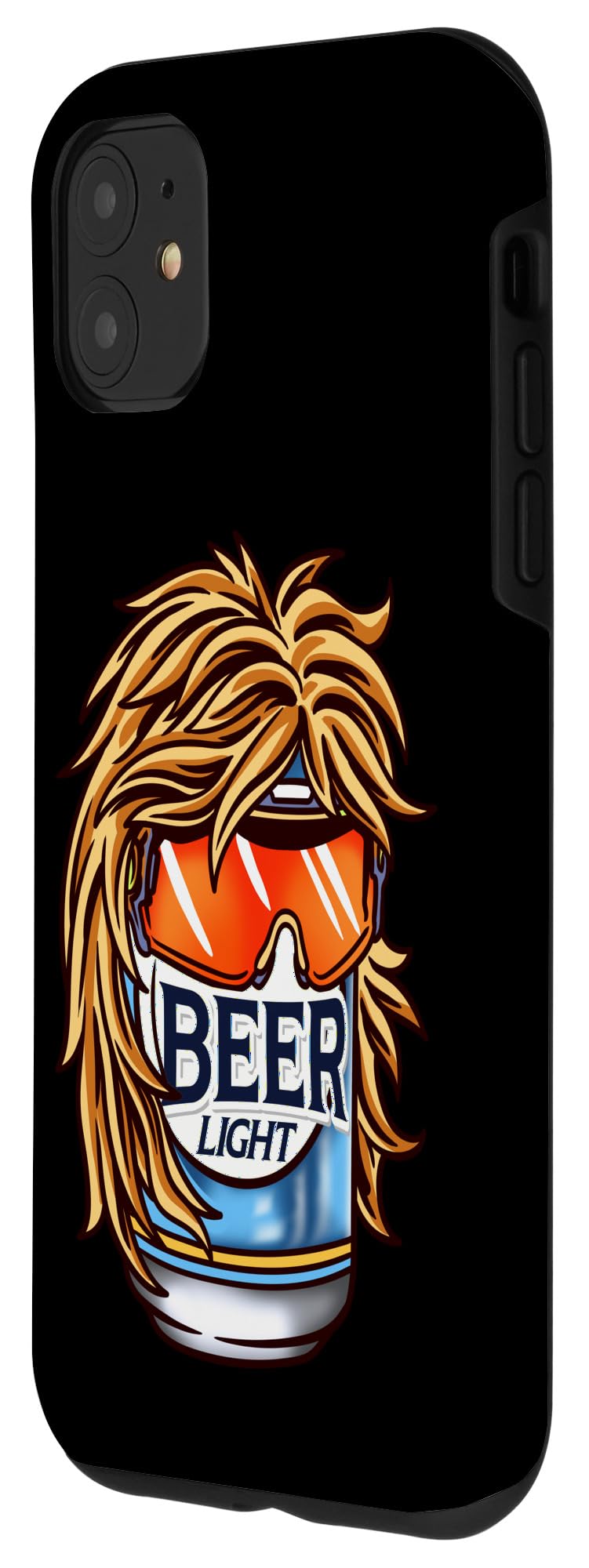 Funny Beer Drinking Redneck Mullet iPhone 11 Case - Durable Protective Cover for iPhone 11 - Perfect for Parties, Country Music Festivals & Outdoor Adventures