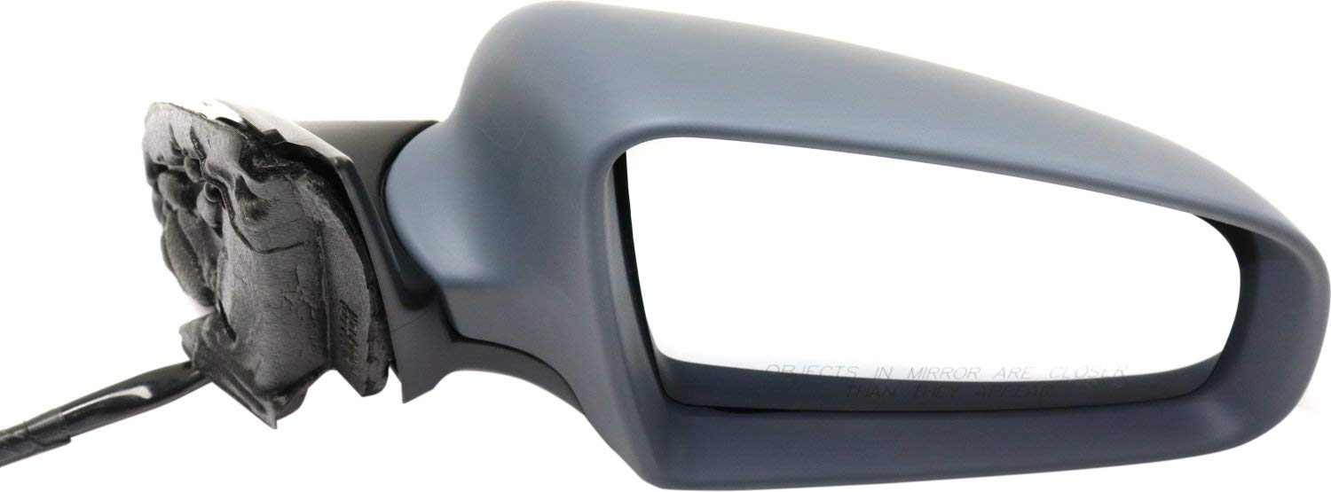 Kool Vue Power Heated Mirrors for Audi A4 Quattro 2002-2008 - Driver & Passenger Side, Manual Fold, Paintable (B6 & B7 Body) - Perfect for Sedan, Wagon & Convertible Models - Enhance Visibility in Cold Weather & Night Driving