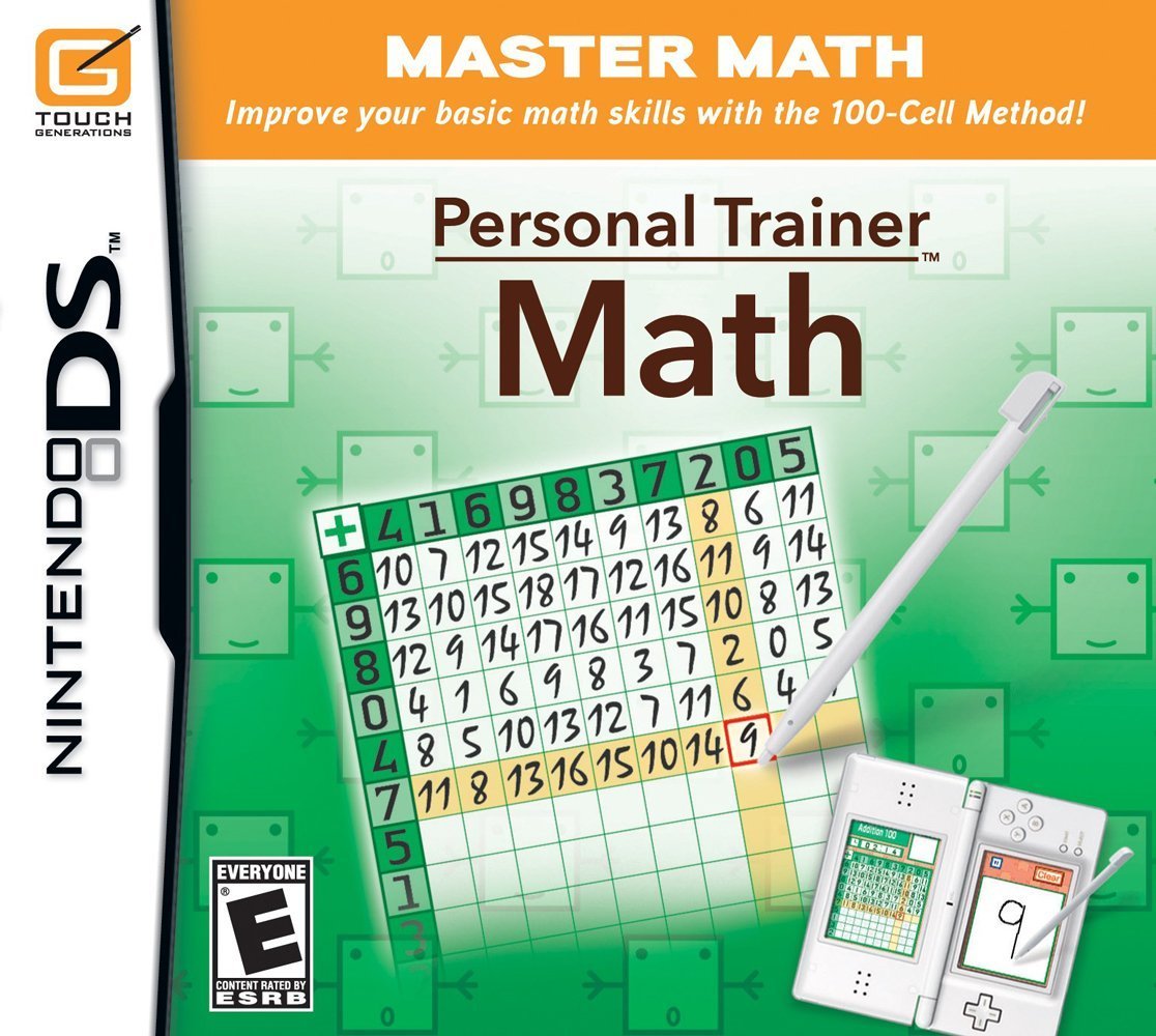 Personal Trainer: Math - Nintendo DS Game for Kids & Adults - Improve Math Skills with Fun Exercises at Home or School