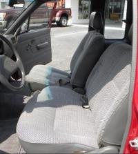 Premium Durafit T735 X7 Gray Twill Seat Covers for Toyota Pickup 2WD XCab - 60/40 Split Bench Front Seat with Shifter Cutout | Durable Protection & Custom Fit for Trucks, Work Vehicles & Daily Commutes