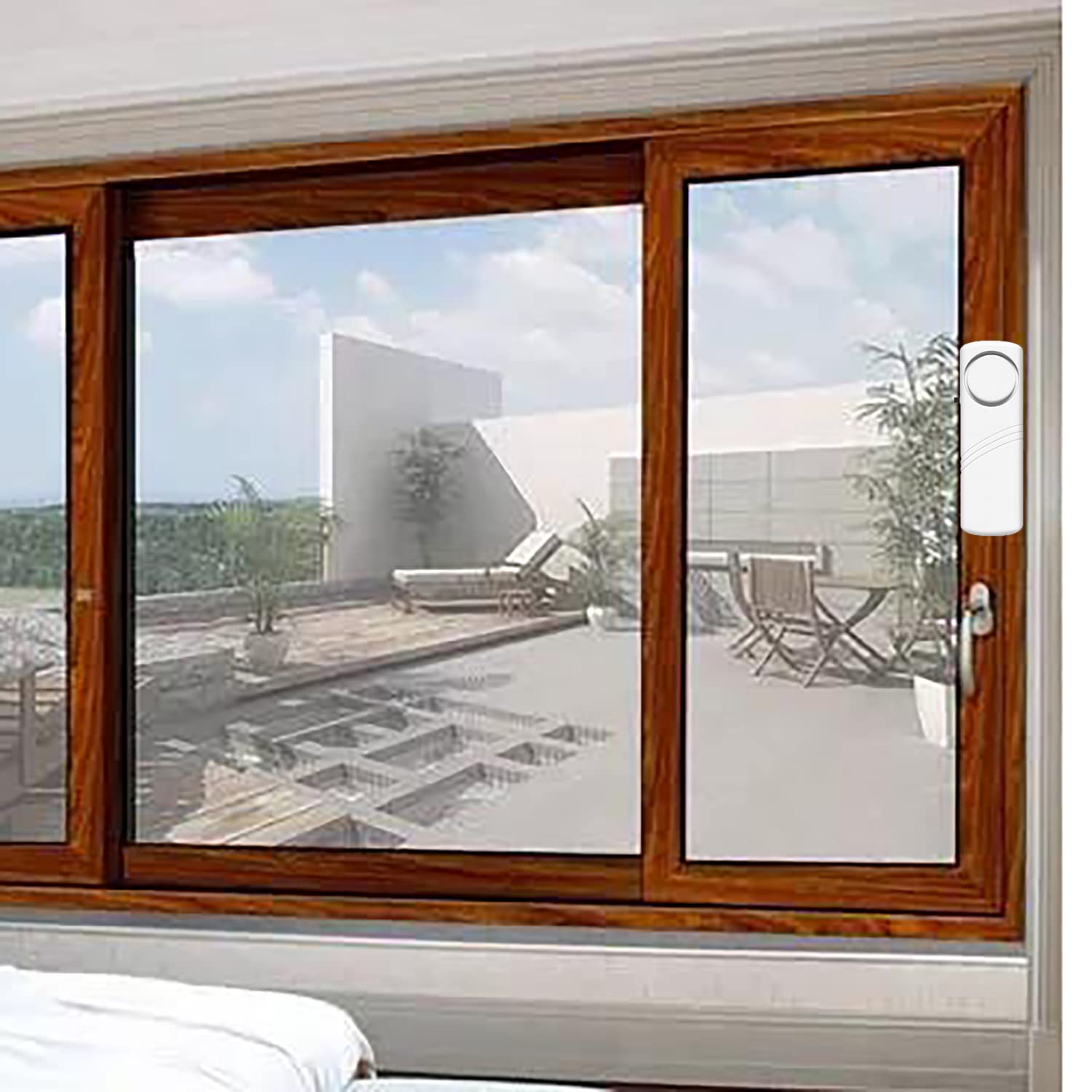 2 Pack Wireless Door and Window Alarm Sensor - Home Security Alarm System for Doors, Windows, Cabinets & Pool Safety - Childproof Open Alert for Kids & Toddlers (Ideal for Home, Office, Nursery & Vacation Rental Security)