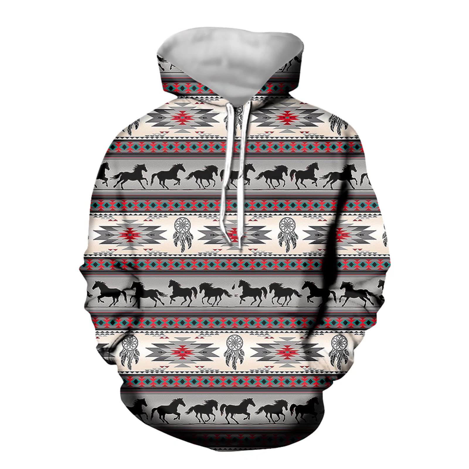 Men's Casual Fashion Hoodies - Long Sleeve Pullover Graphic Sweatshirt with Hood | Trendy Streetwear for Everyday Wear & Outdoor Activities