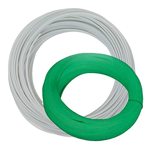 White + Glow in Dark Green