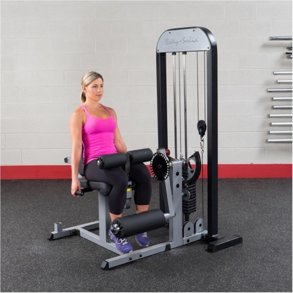 Body Solid Pro Select Leg Extension & Curl Machine - Home Gym Strength Training Equipment for Leg Workouts | Perfect for Home Fitness & Muscle Building