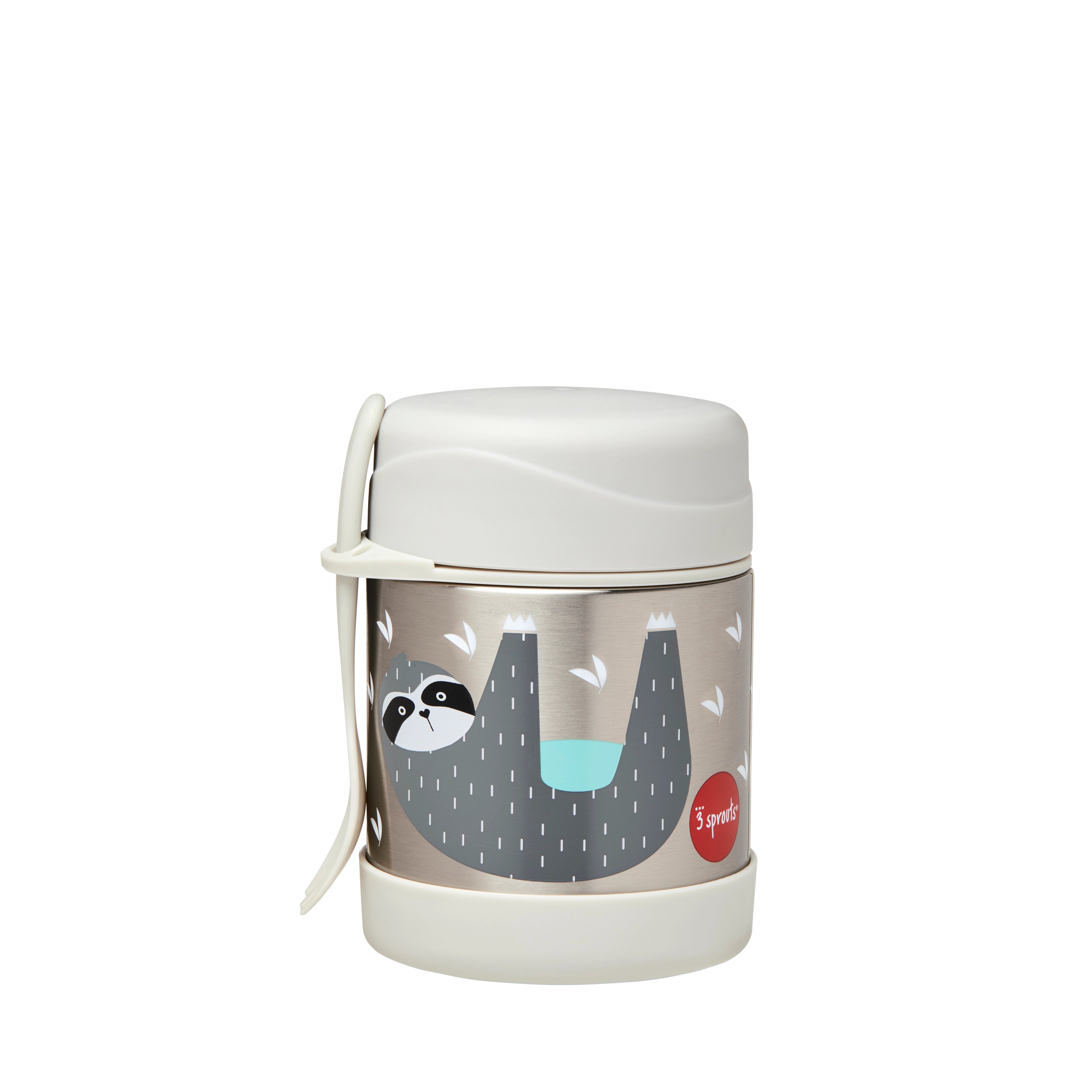 3 Sprouts Sloth Stainless Steel Insulated Food Jar - BPA Free Leak Proof Lunch Box for Kids, Adults - Perfect for School, Work, Picnics & Outdoor Activities