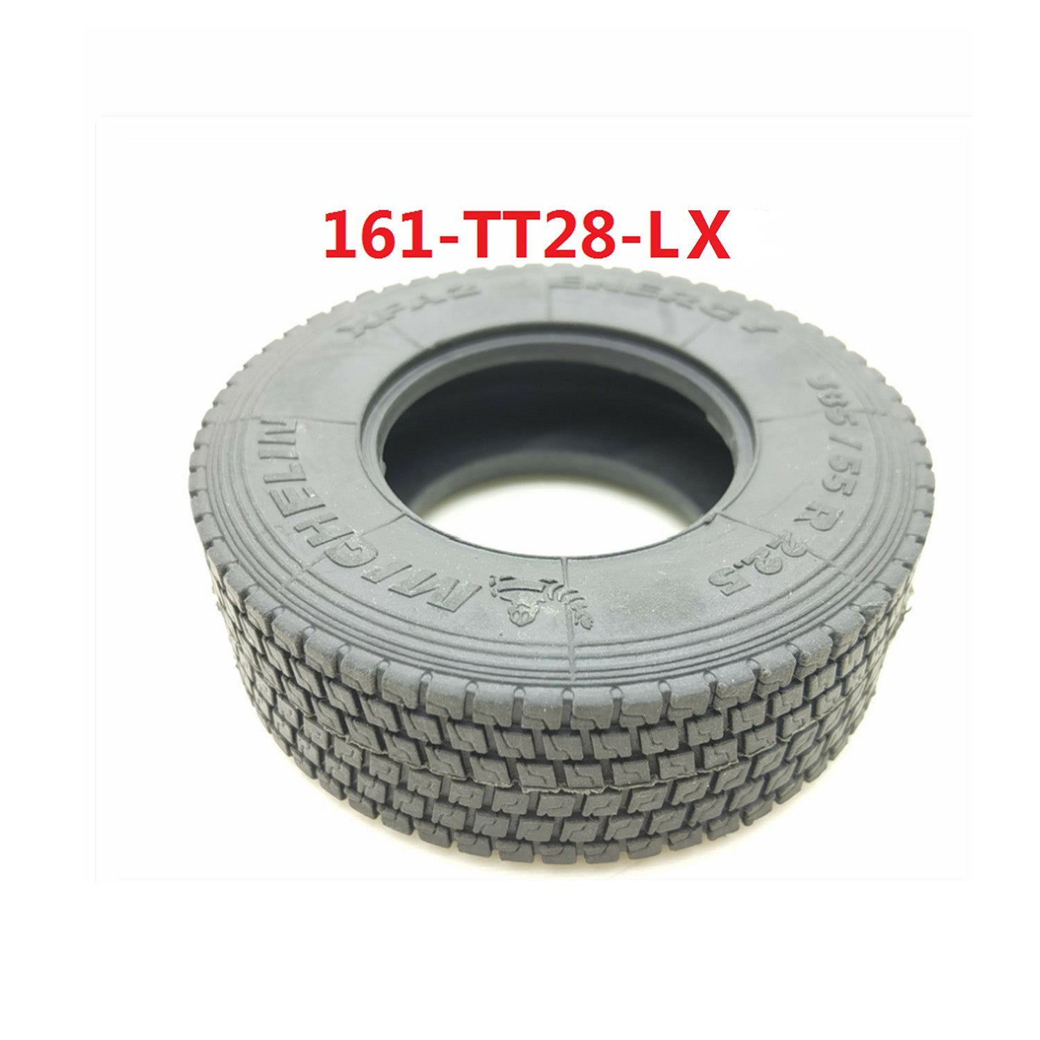 High-Quality Rubber Wheel Tires for 1/14 Scale RC Tractor Truck 770S & 56368 Models - 22/28MM 85MM - Perfect for DIY Tamiya Remote Control Car Parts & Off-Road RC Vehicle Upgrades