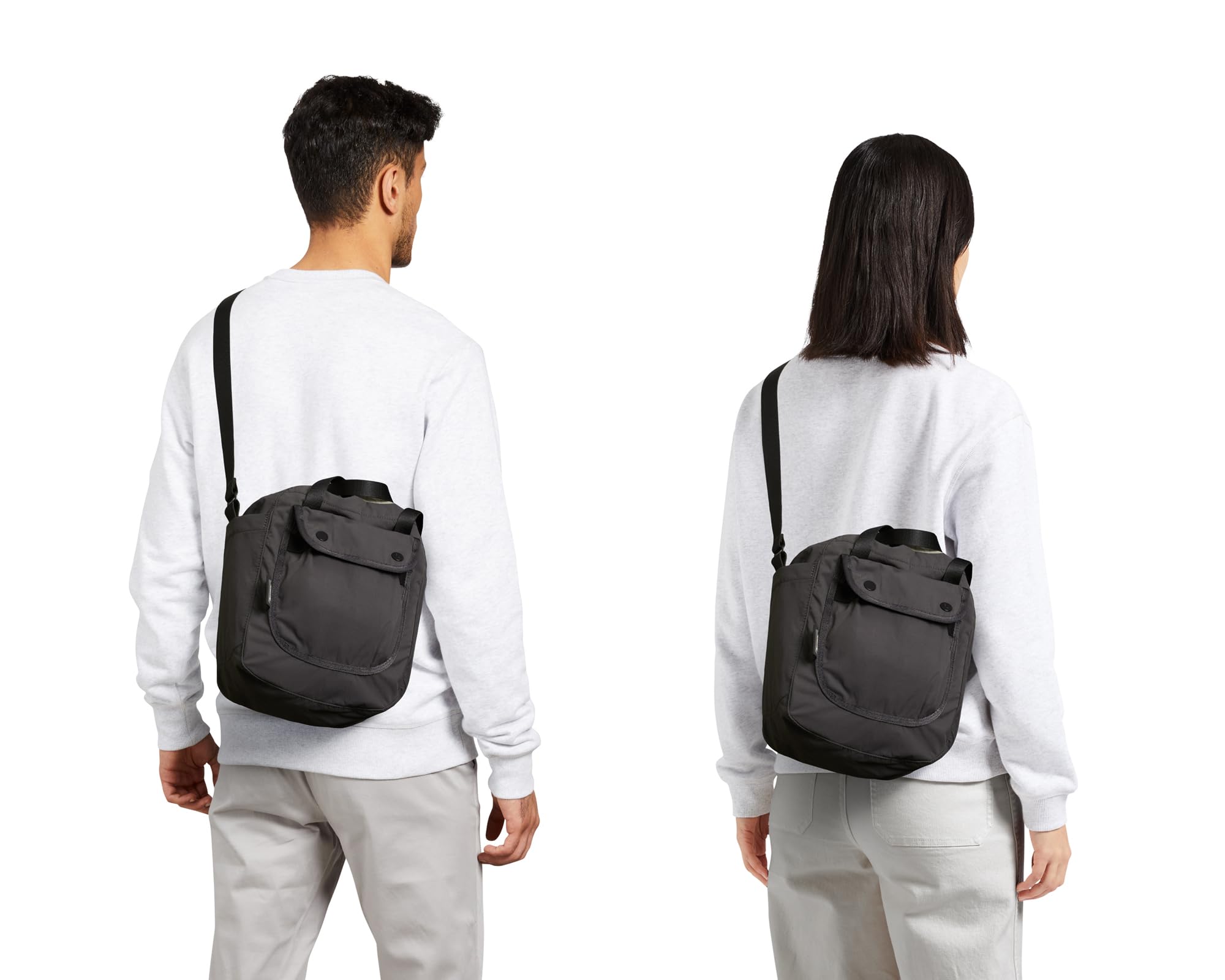 Bellroy Cinch Bucket Bag - 9L Compact Lightweight Crossbody Bag with External Pockets & Internal Zip Pocket, Adjustable Shoulder Strap, 3-Way Carry - Perfect for Travel, Commuting & Everyday Use - Sand Dune