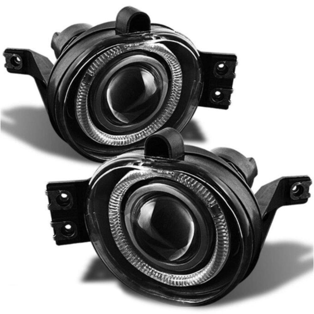 Halo Projector Fog Lights - Left & Right Pair for Enhanced Night Driving Visibility | Perfect for Trucks, SUVs, and Off-Road Vehicles