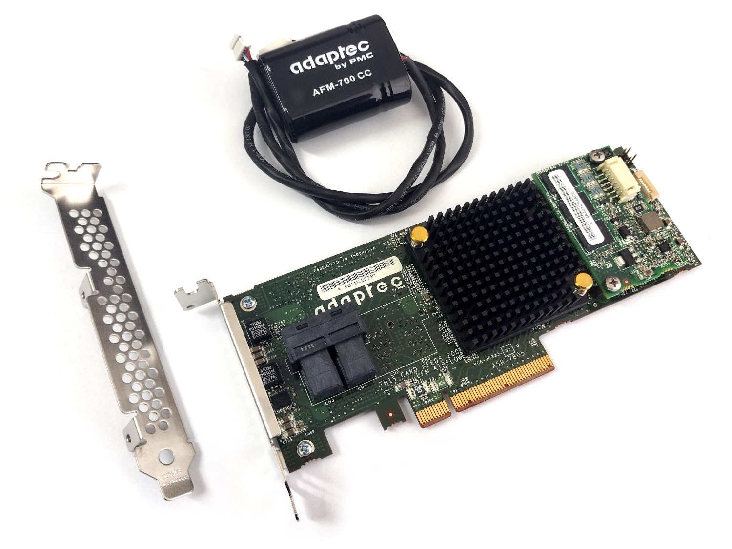 Adaptec RAID 7805 8-Port PCIe 3.0 Storage Controller Card 2274100-R - High Performance SAS/SATA HBA for Server Data Storage & Backup Solutions