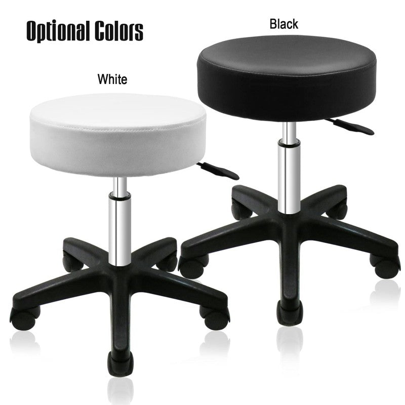 RS491/2 Choice Hydraulic Adjustable Height Rolling Stool - Ergonomic Rolling Chair for Dental Office, Salon, Tattoo Studio & Home Use