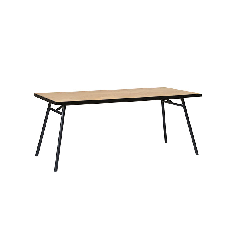 Calvi 70.8 Inch Natural Wood Dining Table for Kitchen & Dining Room | Modern Farmhouse Style | Perfect for Family Gatherings & Dinner Parties