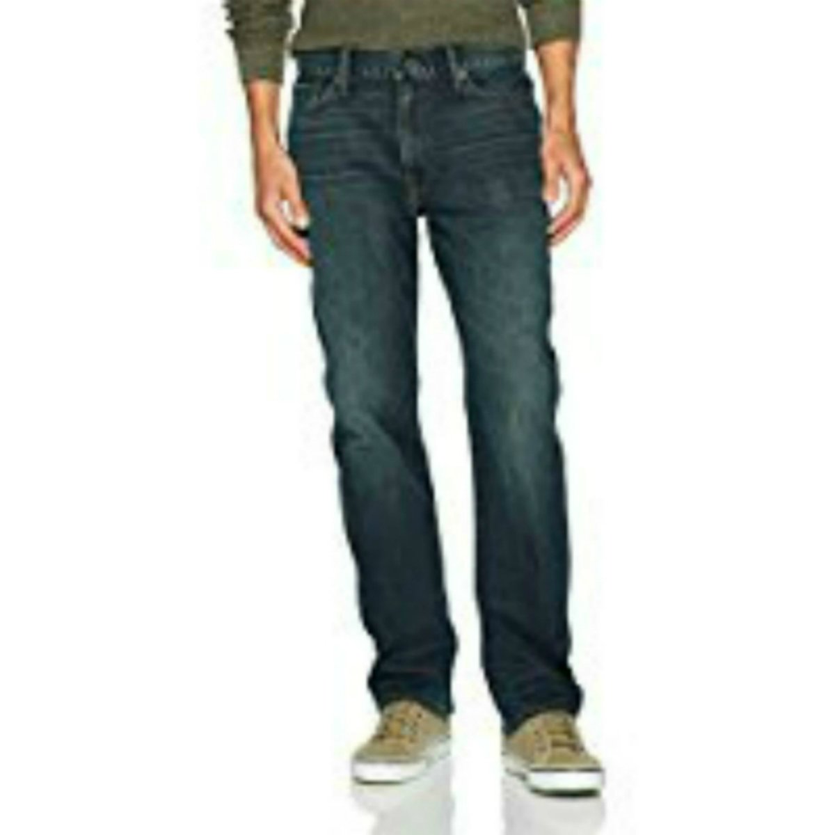 Lucky Brand Men's 181 Relaxed Straight-Leg Jeans in Barite Wash - Comfortable Denim Pants for Casual Wear & Everyday Outfits