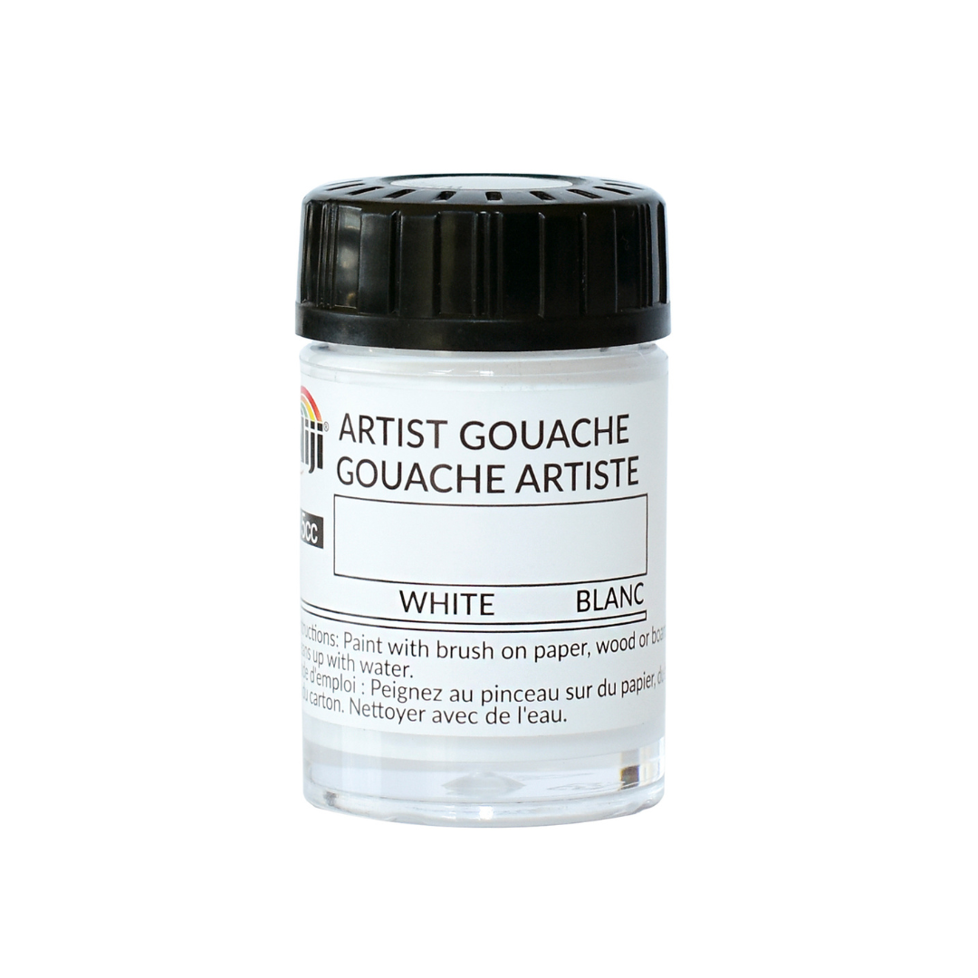 Niji Artist Gouache Paint - Premium White (NAG WH) for Professional Artwork, Illustration & Watercolor Painting