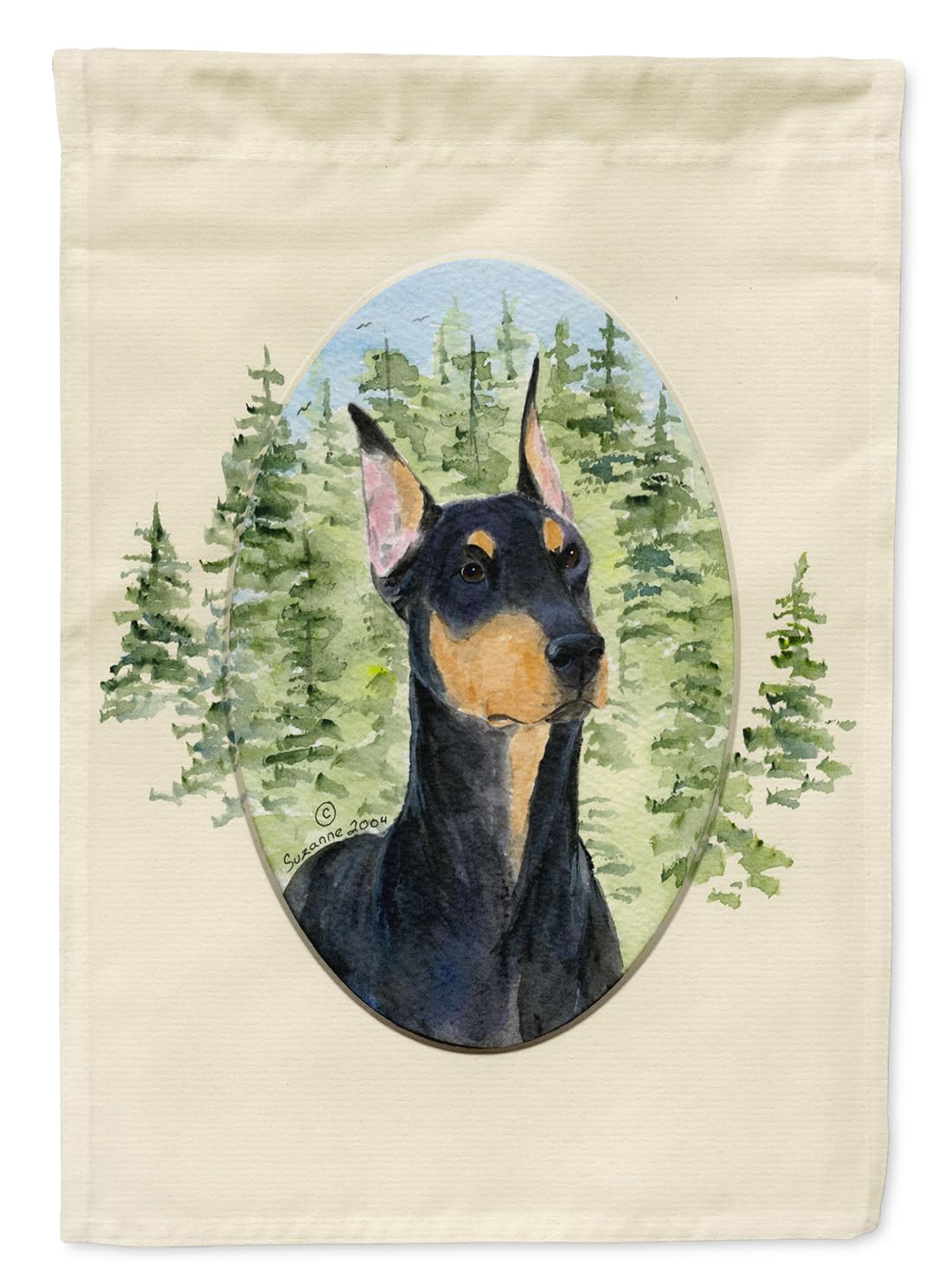 Doberman Garden Flag - Decorative Yard Banner for Mailbox, Patio & Flower Beds | Weather-Resistant Outdoor Artwork | Multicolor Garden Size Flag by Caroline's Treasures | Perfect for Pet Lovers, Home Decor & Seasonal Displays