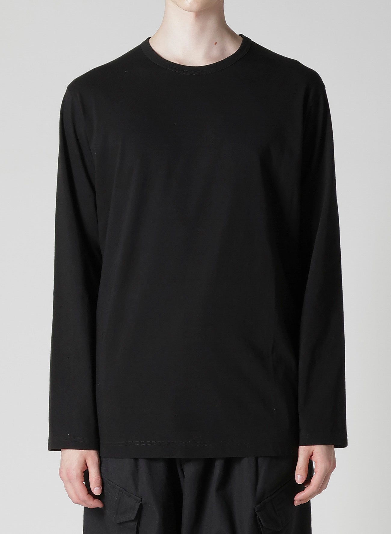 Premium Cotton Single Jersey Round Neck Long Sleeve T-Shirt - Soft & Breathable for Men & Women - Perfect for Casual Wear, Layering & Everyday Comfort