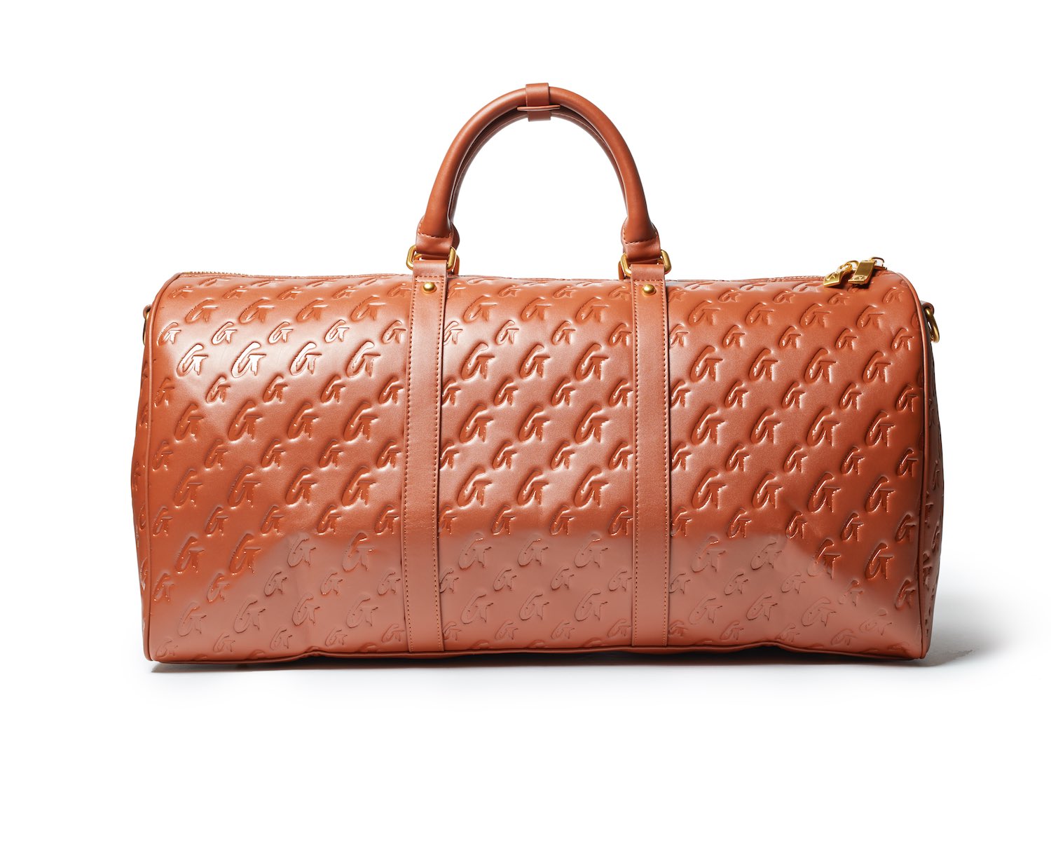 MONOGRAM Unisex Duffle Bag - Stylish Brown Travel Duffel for Gym, Weekend Trips & Outdoor Adventures