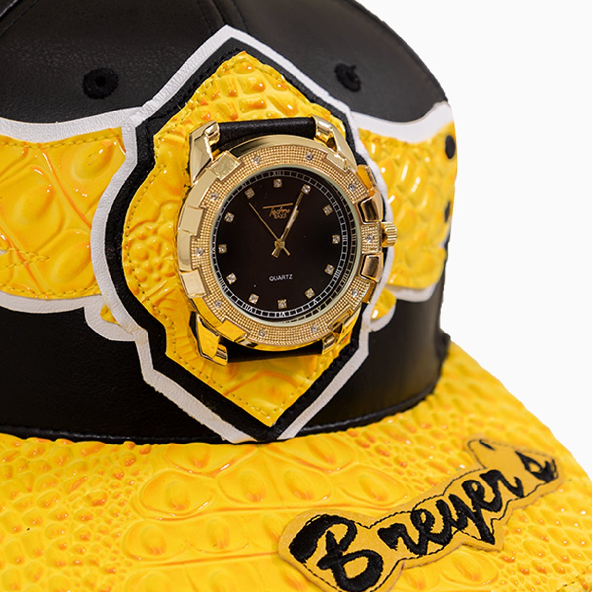 Breyer's Buck 50 Genuine Leather Watch Hat with Logo - Stylish Outdoor Accessory for Hiking, Camping & Winter Adventures