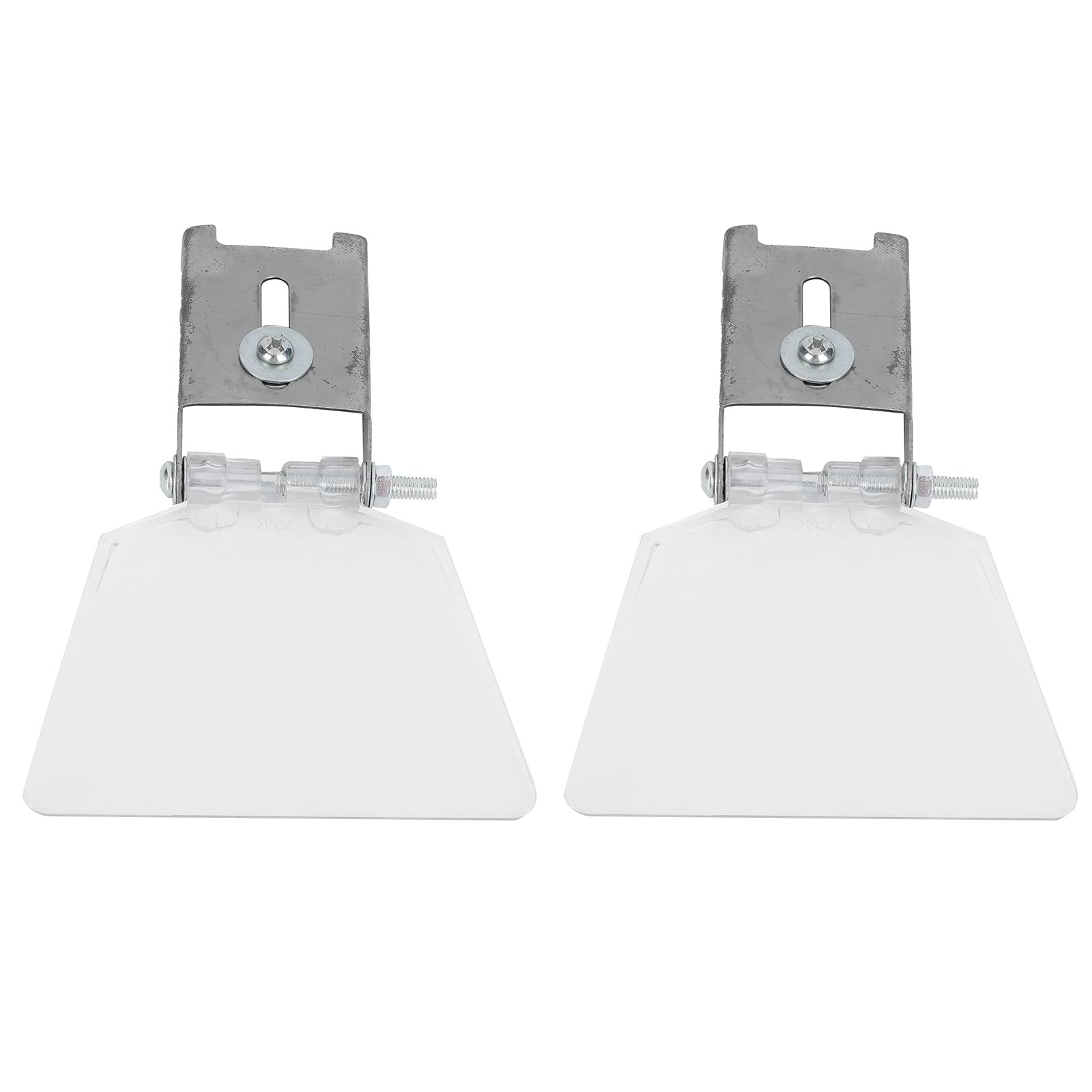 Fafeicy 2PCS Bench Grinder Eye Shield - 304 Stainless Steel Replacement Safety Guard for Power Bench Grinders | Workshop & Metalworking Protection