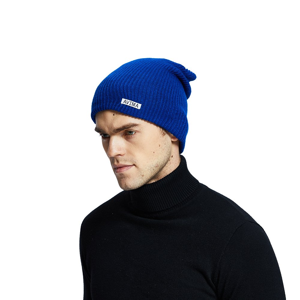 AVIMA Warmy Beanie Hat for Men, Women & Kids - Soft Stretchy Winter Knit Hat in 12 Colors | Cozy Unisex Skull Cap for Cold Weather, Outdoor Activities & Casual Wear