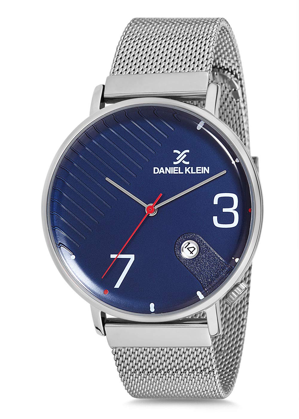 Daniel Klein Men's Analog Watch 42mm - DK12147 - Milanese Mesh Band - Japanese Quartz - Stylish for Work & Casual
