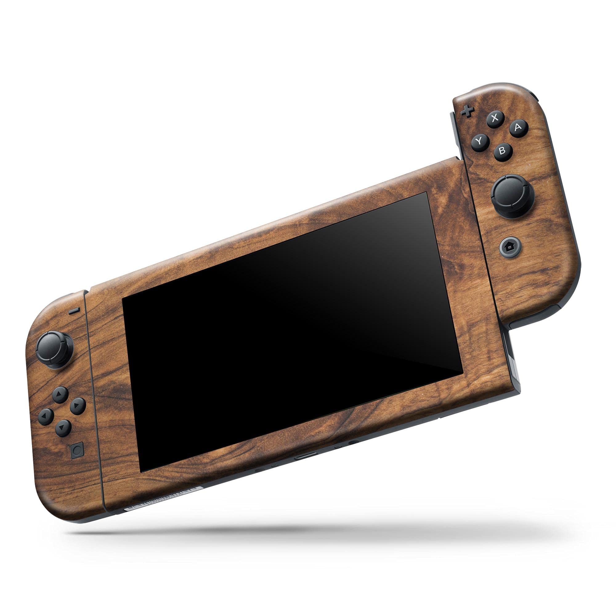 Nintendo Switch Skin Decal Cover - Scratch-Resistant Removable Vinyl Wrap with Wood Plank Design | Protective Bundle for Switch Console | Perfect for Gaming Protection & Customization