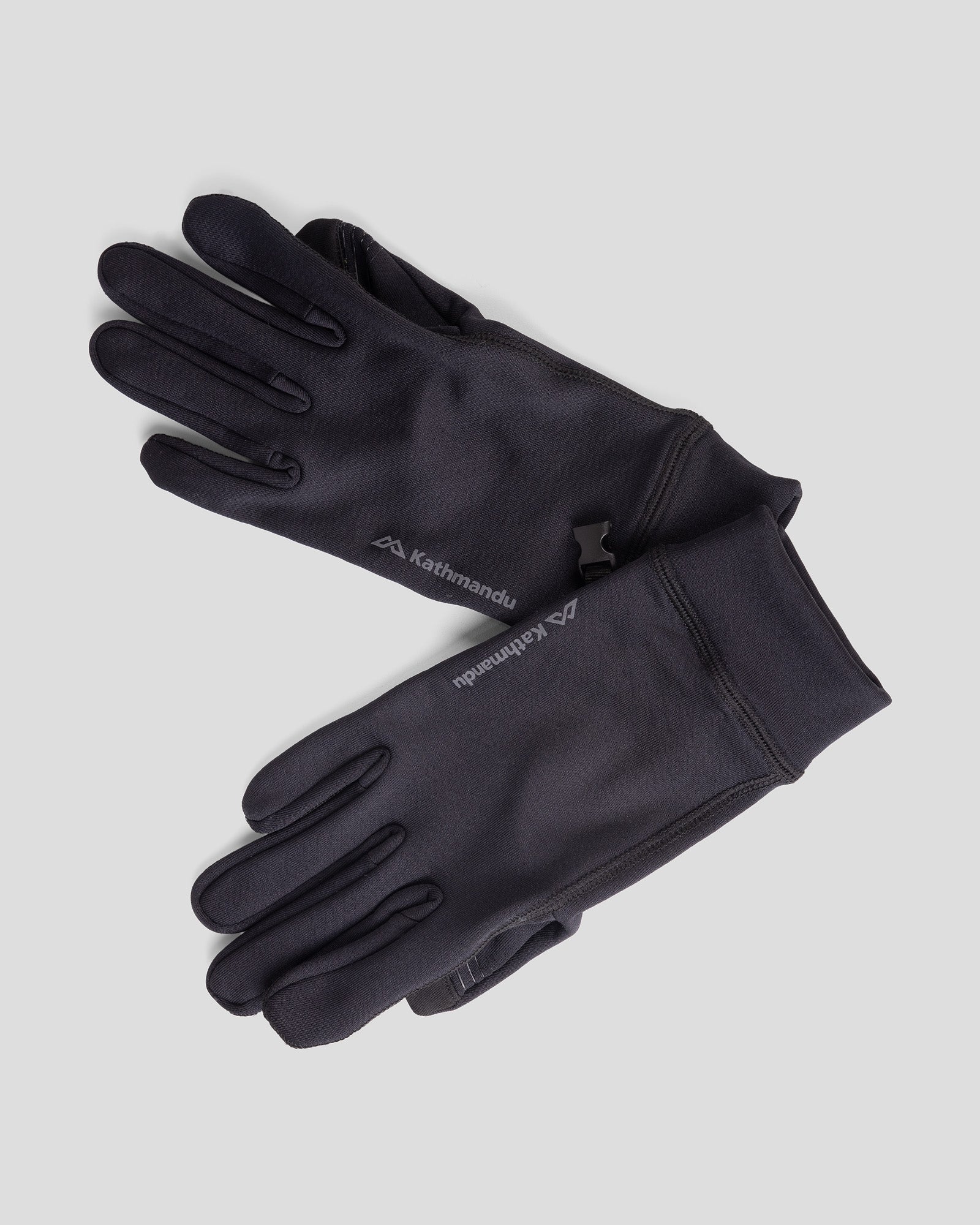 Vectron Fleece Gloves v4 - Winter Thermal Gloves for Men & Women, Touchscreen Compatible, Black Stingray Color - Perfect for Skiing, Hiking & Outdoor Activities