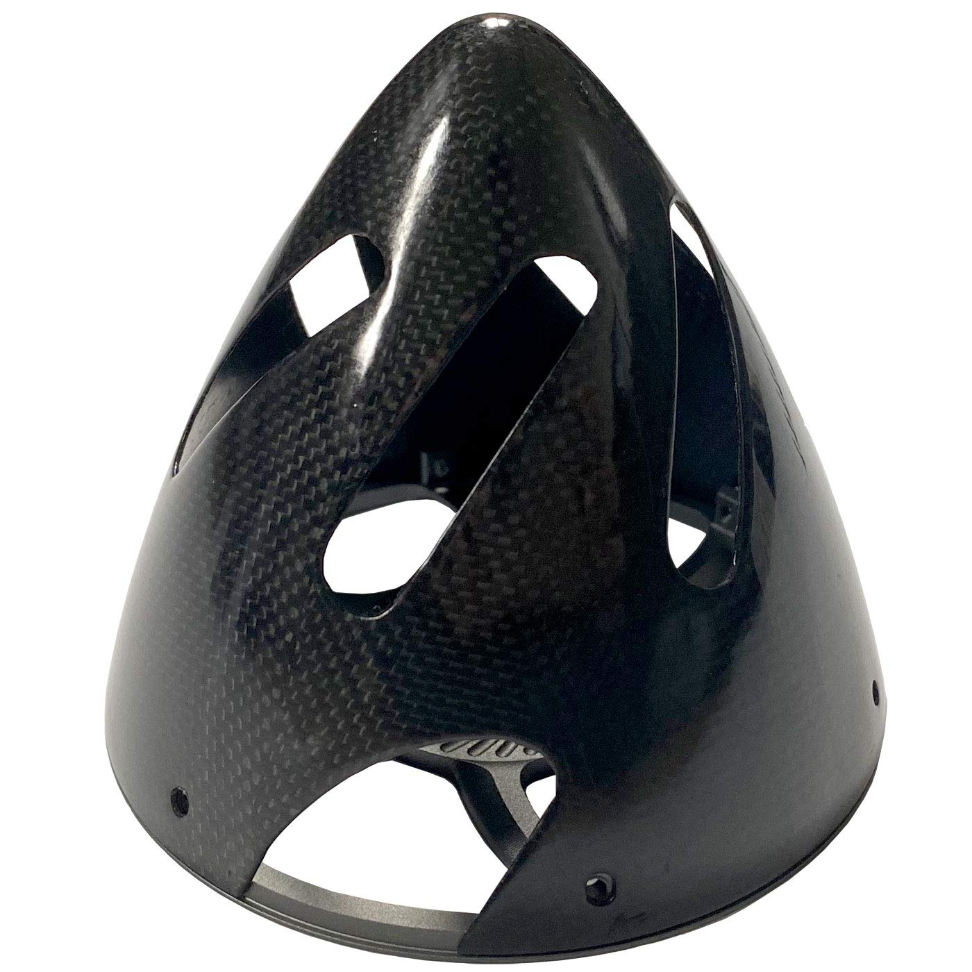XOAR 89mm Carbon Fiber Spinner for 2-Blade Electric RC Airplanes - Lightweight & Durable Propeller Hub for Fixed-Wing Model Aircraft - Perfect for Tractor Prop Setup & High-Speed RC Flying