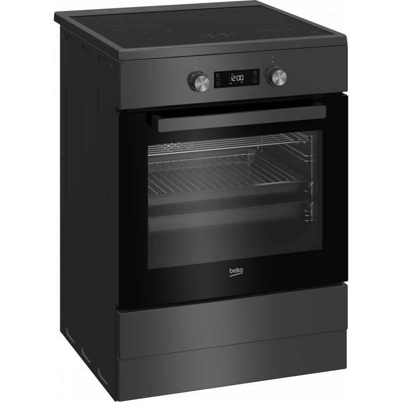 Beko 60cm Pyrolytic Self-Cleaning Electric Oven with Induction Hob - Perfect for Modern Kitchens, Baking & Family Cooking
