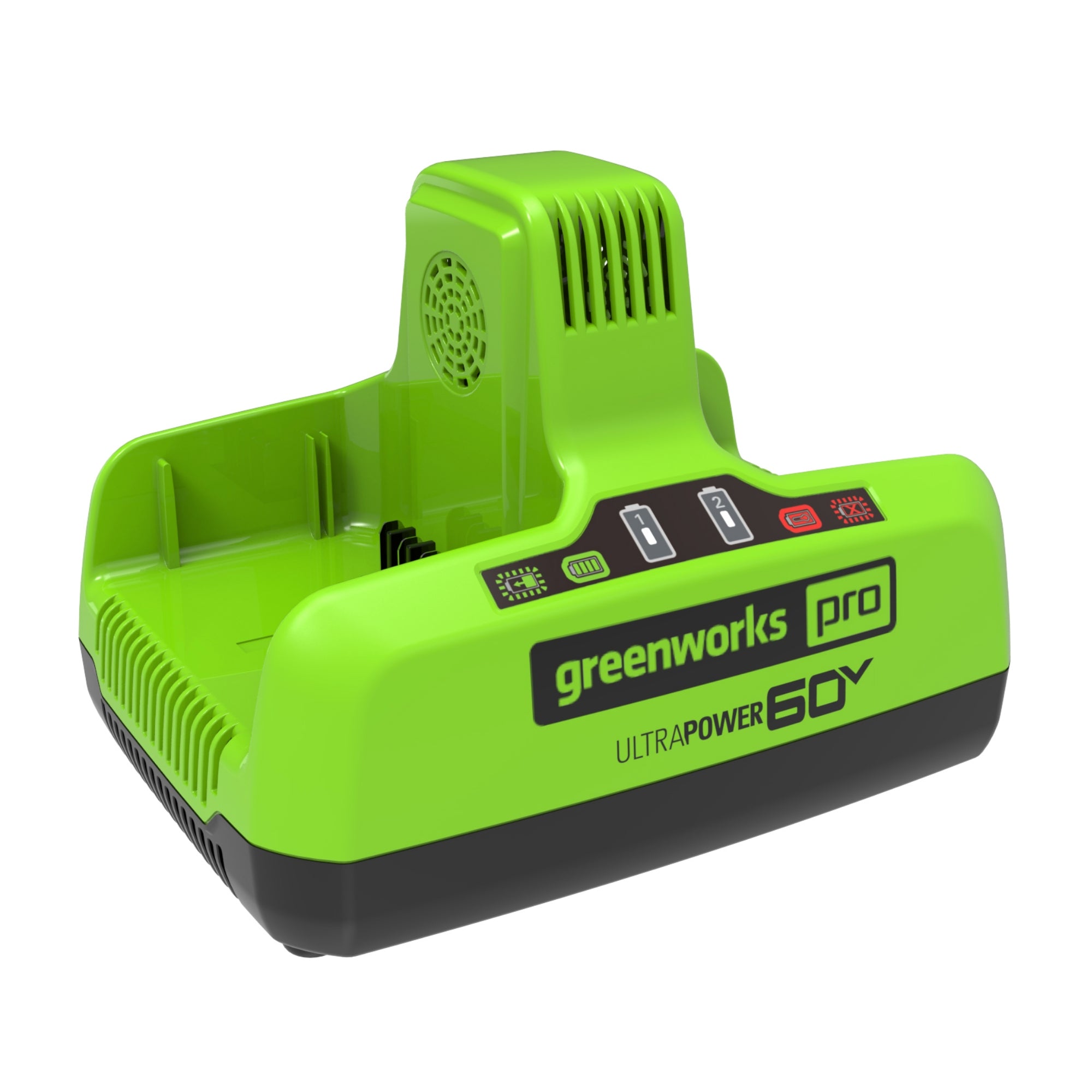 60V 6A Dual Port Fast Battery Charger for E-Bikes, Scooters & Power Tools - High-Efficiency Charging at Home or On the Go