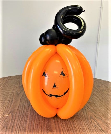 Pumpkin Face Centerpiece - Halloween Fall Decor for Table, Mantel, and Party - Spooky Thanksgiving and Autumn Home Decoration